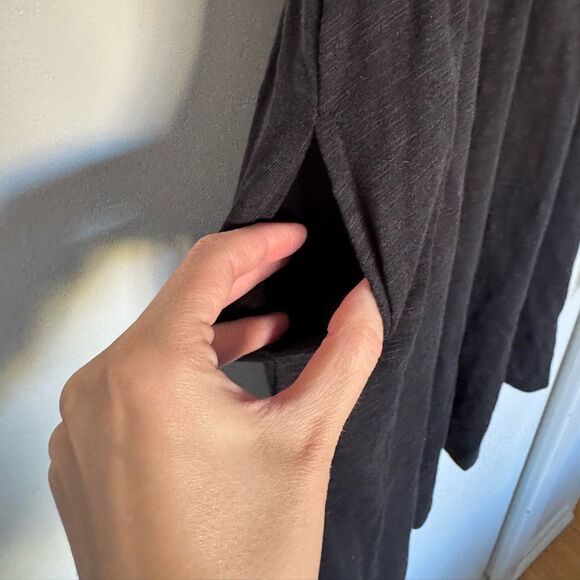 NWOT Anthropologie x Daily Practice Black Knit Mini Dress XS - Picture 7 of 9